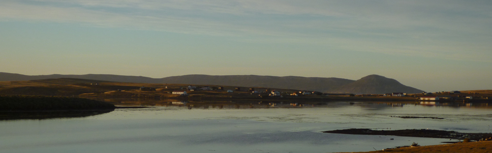 FOX BAY EAST, West Falklands, Fox Bay East lies on a large deep-water bay on West Falkland opposite Fox Bay West.